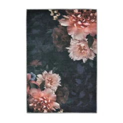 Opal Dark Floral Rug - 135x195cm