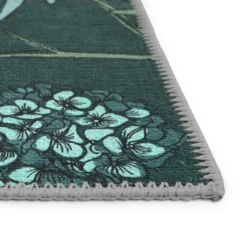Opal Botanical Rug - Bottle Green - 135x195cm 9 Opal Botanical Rug - Bottle Green - 135x195cm -Homebase Furniture Store 14015924 1095006091932124