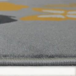 Butterfly Rug - Grey & Ochre - 120x170cm 6 Butterfly Rug - Grey & Ochre - 120x170cm -Homebase Furniture Store 14015949 6735006085570090