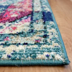 Villa Distressed Rug - Multicoloured - 160x230cm -Homebase Furniture Store 14015980 1685006091352533