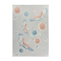 Abstract Birds Rug - Natural - 160x230cm