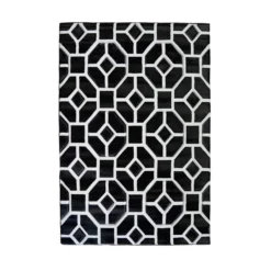 Daytona Gorton Rug - Black - 120x170cm