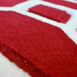 Daytona Gorton Rug - Red - 120x170cm -Homebase Furniture Store 14016018 7105006086257240