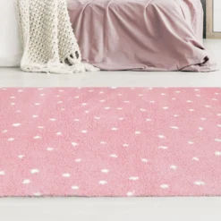Snug Spotty Rug - Pink - 160x230cm 9 Snug Spotty Rug - Pink - 160x230cm -Homebase Furniture Store 14016029 1305006091728217