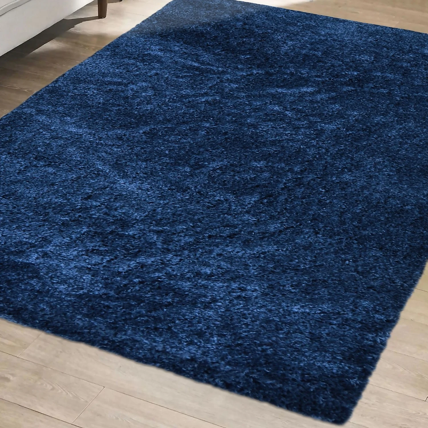 Snug Plain Rug - Navy - 160x230cm 2 Snug Plain Rug - Navy - 160x230cm - Image 2
