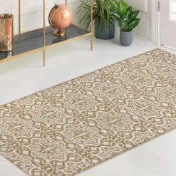 County Victorian Indoor/Outdoor Rug - Natural - 67x200cm 8 County Victorian Indoor/Outdoor Rug - Natural - 67x200cm -Homebase Furniture Store 14016065 1765006085316434