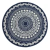 County Circle Indoor/Outdoor Rug - Navy - 133cm