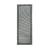 Denver Border Indoor/Outdoor Rug - Grey - 80x200cm