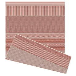 Duo Weave Indoor/Outdoor Rug - Fine Weave Rust - 120x170cm