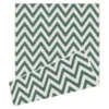 Duo Weave Indoor/Outdoor Rug - Chevrons Green - 120x170cm