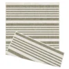 Duo Weave Indoor/Outdoor Rug - Stripes Natural - 120x170cm