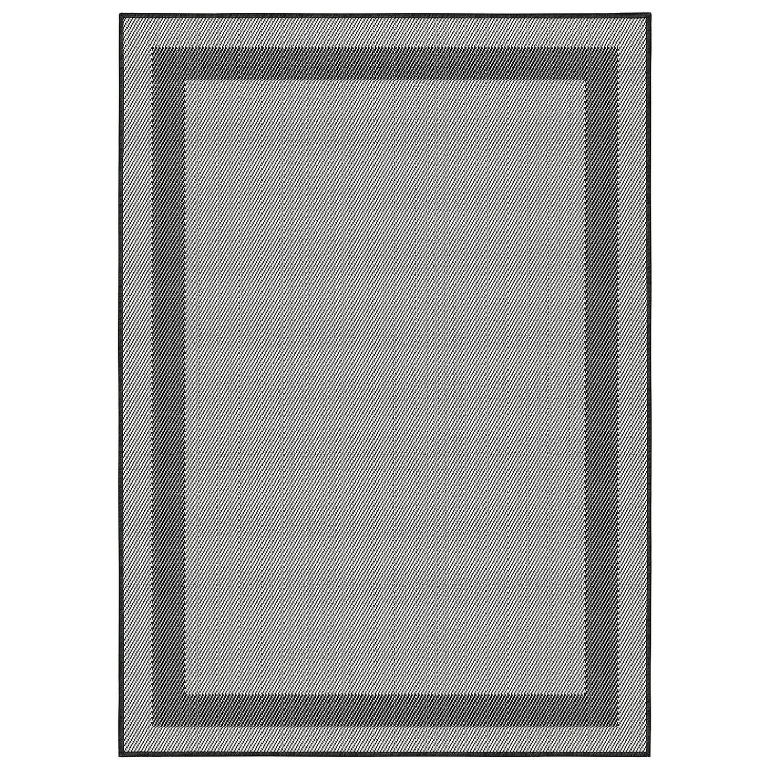 Duo Weave Indoor/Outdoor Rug - Charcoal - 160x230cm 3 Duo Weave Indoor/Outdoor Rug - Charcoal - 160x230cm - Image 3