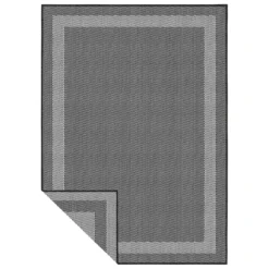 Duo Weave Indoor/Outdoor Rug - Charcoal - 160x230cm