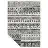 Duo Weave Indoor/Outdoor Rug - Tribal Black - 160x230cm