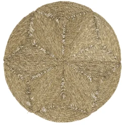 Seagrass Circle Rug - Star - 90cm