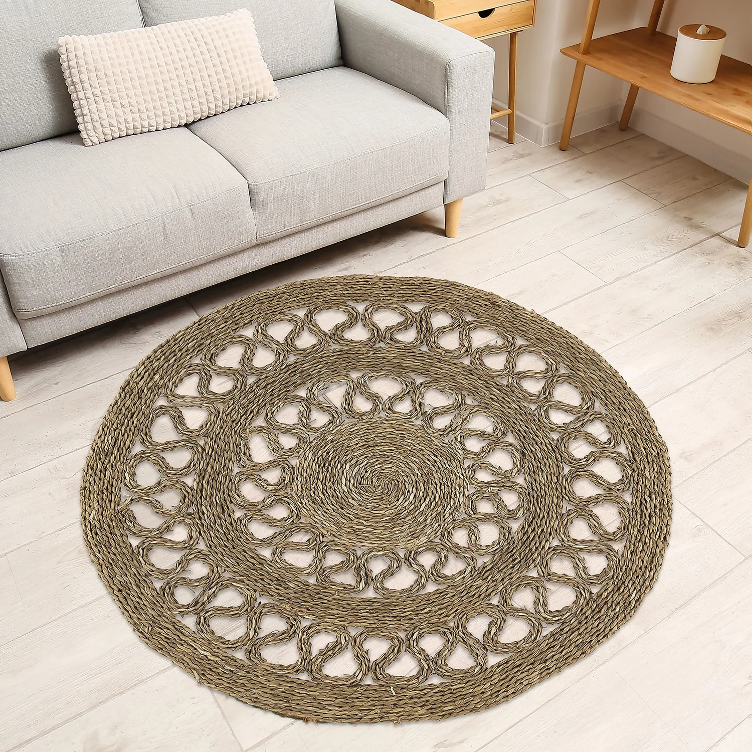Seagrass Circle Rug - Target - 122cm 2 Seagrass Circle Rug - Target - 122cm - Image 2