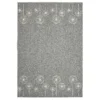 Geneva Washable Rug - Grey & Sugar - 80x140cm
