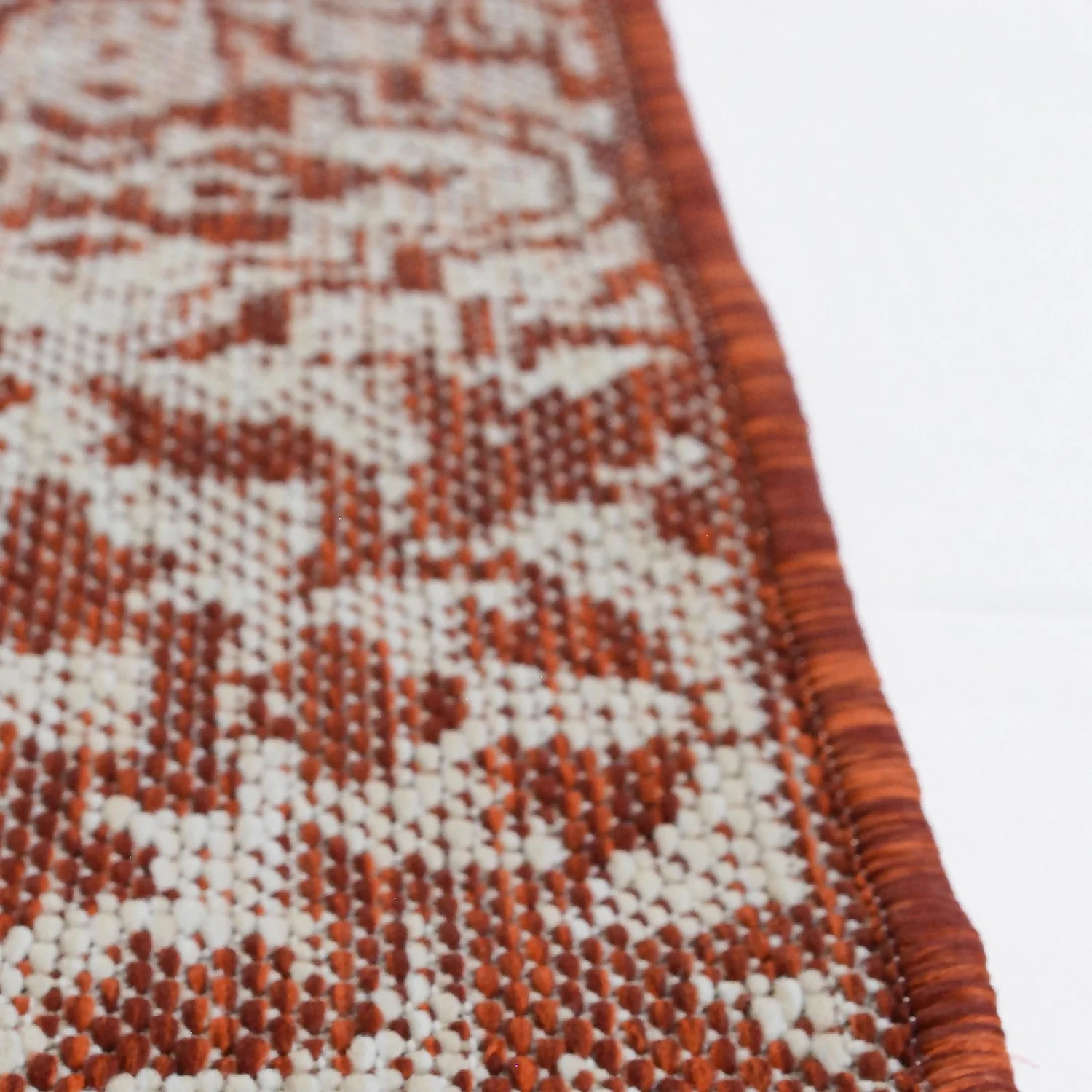 Indoor Outdoor Tile Rug - Terracotta - 100x150cm 5 Indoor Outdoor Tile Rug - Terracotta - 100x150cm - Image 5