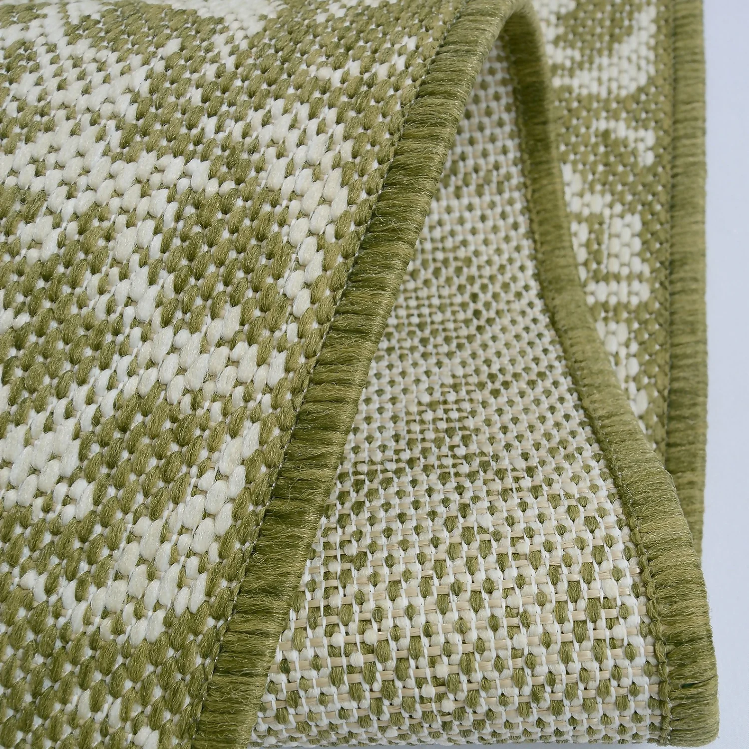 Indoor Outdoor Tile Rug - Green - 100x150cm 5 Indoor Outdoor Tile Rug - Green - 100x150cm - Image 5