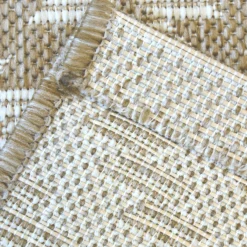 Indoor Outdoor Geo Rug - Natural - 120x170cm 11 Indoor Outdoor Geo Rug - Natural - 120x170cm -Homebase Furniture Store 14758888 9965053511693043