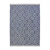 Indoor Outdoor Geo Rug - Navy - 120x170cm