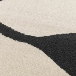 Leaf Rug - Monochrome - 120x170cm 7 Leaf Rug - Monochrome - 120x170cm -Homebase Furniture Store 14758910 6985053511009532