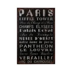 Paris Wall Plaque - 25x38cm