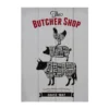 Butchers Shop Wall Plaque - 20x28cm
