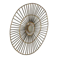 Mirano Small Abstract Wall Art - Gold - 29x31cm -Homebase Furniture Store 14820994 2045057938658655