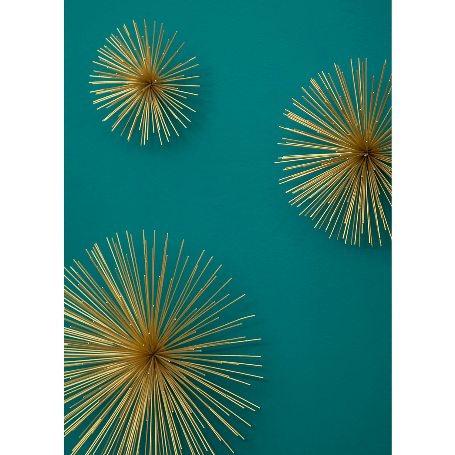 Mirano Set Of 3 Gold Starburst Wall Art 4 Mirano Set Of 3 Gold Starburst Wall Art - Image 4