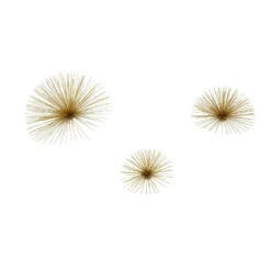 Mirano Set Of 3 Gold Starburst Wall Art 12 Mirano Set Of 3 Gold Starburst Wall Art -Homebase Furniture Store 14820996 3855057939816322