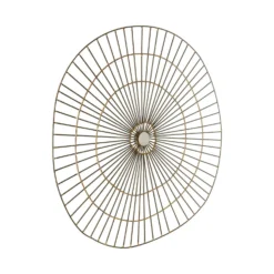 Mirano Large Abstract Wall Art - Gold - 59x61cm -Homebase Furniture Store 14820997 1265057940200331