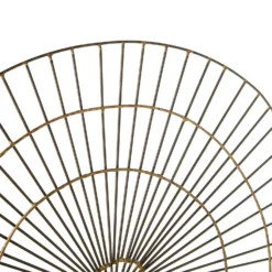 Mirano Large Abstract Wall Art - Gold - 59x61cm -Homebase Furniture Store 14820997 1445057940312195