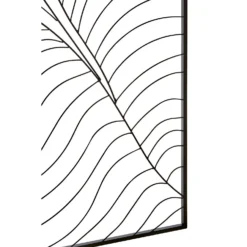 Trento Black Metal Wall Art - 51x131cm -Homebase Furniture Store 14821003 1205057938245195