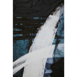 Astratto Wall Art Oil Painting - Blue & Black - 103x143cm 11 Astratto Wall Art Oil Painting - Blue & Black - 103x143cm -Homebase Furniture Store 14821009 1845058683460726