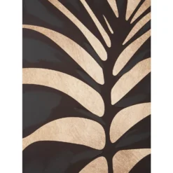 Astratto Canvas Wall Art Oil Painting - Black & Gold - 82.6x122.6cm -Homebase Furniture Store 14821014 4695058393671700