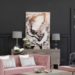 Astratto Classic Abstract Wall Art - Natural - 103x143cm -Homebase Furniture Store 14821015 1955057938365720