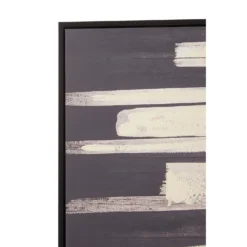 Astratto Canvas Wall Art Oil Painting - Black & Natural - 82.6x122.6cm -Homebase Furniture Store 14821017 1565058393215922