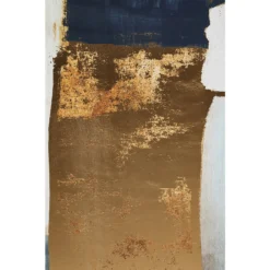 Astratto Wall Art - Blue & Gold - 103x103cm 16 Astratto Wall Art - Blue & Gold - 103x103cm -Homebase Furniture Store 14821052 7405058394459182