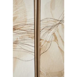 Astratto Set Of 2 Scribble Design Wall Art - Natural - 63x93cm -Homebase Furniture Store 14821054 2145057938683942