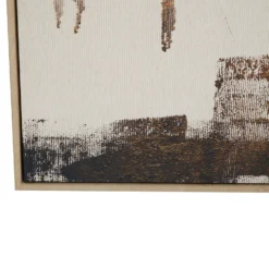 Astratto Abstract Canvas Wall Art - Gold - 102.6x102.6cm -Homebase Furniture Store 14821722 8855057937084246